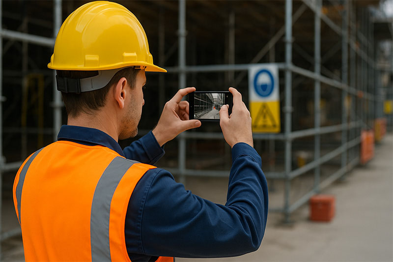 Photographiez votre environnement de travail avec smartphone - Audit HSE intelligent
