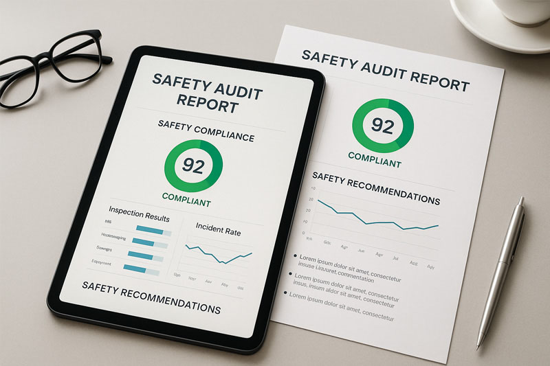 Rapport audit sécurité PDF professionnel - Export automatique résultats